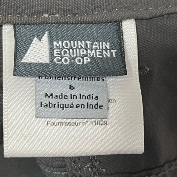 Mountain Equipment Co-op Women’s Gray Outdoor Hiking Shorts Size 6 - Picture 7 of 10